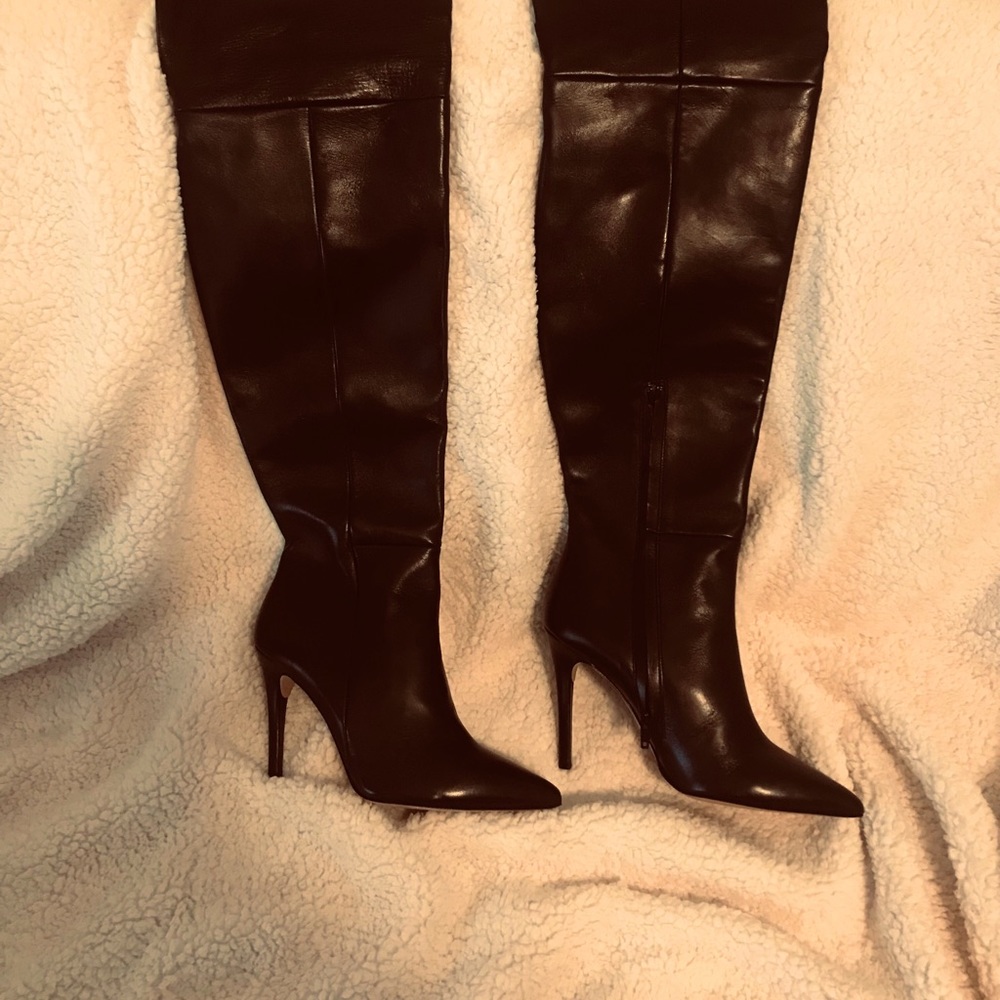 BCBG over the knee black boots. NEW